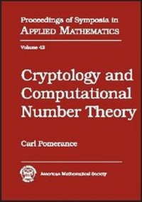 Abbildung von: Cryptology and Computational Number Theory - American Mathematical Society(RI)