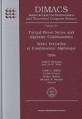 Bild: Formal Power Series and Algebraic Combinatorics - American Mathematical Society