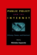 Cover: Public Policy and the Internet - Hoover Institution Press