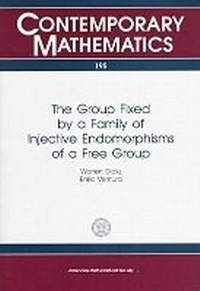 Enlarge image Cover: The Group Fixed by a Family of Injective Endomorphisms of a Free Group - American Mathematical Society