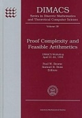 Cover: Proof Complexity and Feasible Arithmetics - American Mathematical Society