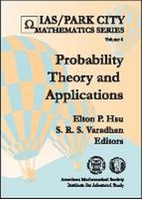 Enlarge image Cover: Probability Theory and Applications - American Mathematical Society