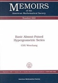 Bild: Basic Almost-poised Hypergeometric Series - American Mathematical Society