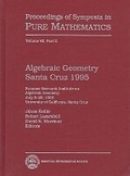 Cover: Algebraic Geometry Santa Cruz 1995, Part 2 - American Mathematical Society