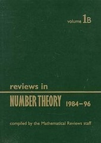 Abbildung von: Reviews in Number Theory 1984-1996: v. 1 - American Mathematical Society