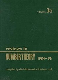 Abbildung von: Reviews in Number Theory 1984-1996: v.3 - American Mathematical Society