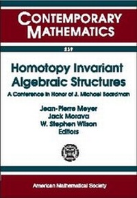 Abbildung von: Homotopy Invariant Algebraic Structures AMS SpecialsSession on Homotopy Theory, January 1998, Baltimore, MD - American Mathematical Society