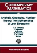 Cover: Analysis, Geometry, Number Theory - American Mathematical Society