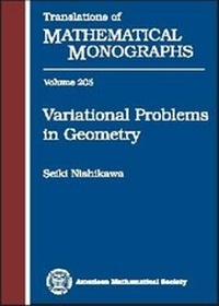 Abbildung von: Variational Problems in Geometry - American Mathematical Society