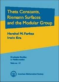 Abbildung von: Theta Constants, Riemann Surfaces and the Modular Group - American Mathematical Society