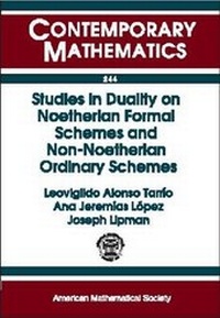 Abbildung von: Studies in Duality on Noetherian Formal Schemes and Non-noetherian Ordinary Schemes - American Mathematical Society