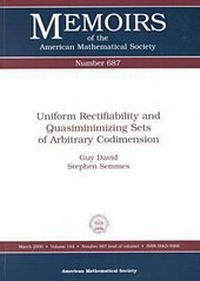 Abbildung von: Uniform Rectifiability and Quasiminimizing Sets of Arbitrary Codimension - American Mathematical Society