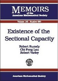 Abbildung von: Existence of the Sectional Capacity - American Mathematical Society
