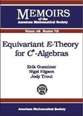 Cover: Equivariant E-theory for C -algebras - American Mathematical Society