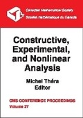 Cover: Constructive, Experimental and Nonlinear Analysis - American Mathematical Society