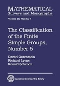 Cover: The Classification of the Finite Simple Groups, Number 5 - American Mathematical Society