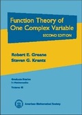 Cover: Function Theory of One Complex Variable - American Mathematical Society