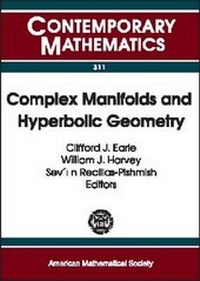 Abbildung von: Complex Manifolds and Hyperbolic Geometry - American Mathematical Society
