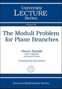 Abbildung von: Moduli Problem for Plane Branches - American Mathematical Society