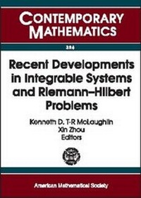 Abbildung von: Recent Developments in Integrable Systems and Riemann-Hilbert Problems - American Mathematical Society
