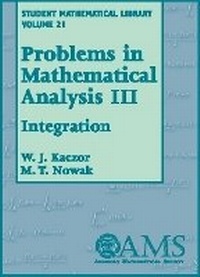 Abbildung von: Problems in Mathematical Analysis, Volume 3 - American Mathematical Society