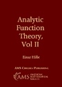 Cover: Analytic Function Theory, Volume II - American Mathematical Society