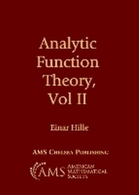 Enlarge image Cover: Analytic Function Theory, Volume II - American Mathematical Society