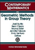 Cover: Geometric Methods in Group Theory - American Mathematical Society