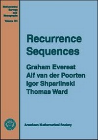 Abbildung von: Recurrence Sequences - American Mathematical Society