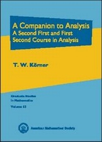 Abbildung von: A Companion to Analysis - American Mathematical Society