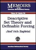 Cover: Descriptive Set Theory and Definable Forcing - American Mathematical Society
