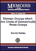 Cover: Kleinian Groups Which are Limits of Geometrically Finite Groups - American Mathematical Society
