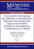 Cover: A Geometric Mechanism for Diffusion in Hamiltonian Systems Overcoming the Large Gap Problem - American Mathematical Society