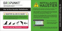 Abbildung von: Notfallkarte 'Haustier' - Schulze Media
