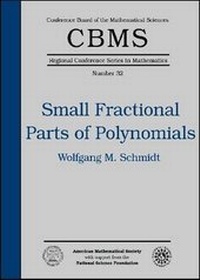 Enlarge image Cover: Small Fractional Parts of Polynomials - American Mathematical Society