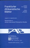 Cover: Perspectives in African Intercultural Philosophical Studies - K&ouml;ppe, R