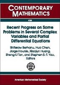 Cover: Recent Progress on Some Problems in Several Complex Variables and Partial Differential Equations - American Mathematical Society