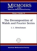 Cover: The Decomposition of Walsh and Fourier Series - American Mathematical Society