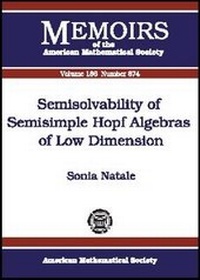 Abbildung von: Semisolvability of Semisimple Hopf Algebras of Low Dimension - American Mathematical Society