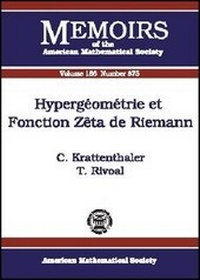 Abbildung von: Hypergeometrie et Fonction Zeta de Riemann - American Mathematical Society