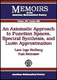 Abbildung von: An Axiomatic Approach to Function Spaces, Spectral Synthesis, and Luzin Approximation - American Mathematical Society