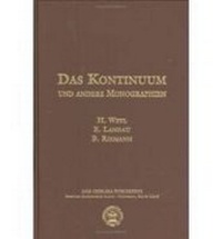 Abbildung von: Das Kontinuum Und Andere Monographien - American Mathematical Society