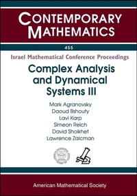 Abbildung von: Complex Analysis and Dynamical Systems III - American Mathematical Society