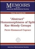 Cover: Abstract Homomorphisms of Split Kac-Moody Groups - American Mathematical Society