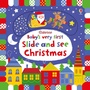 Cover: Baby's Very First Slide and See Christmas - Usborne Publishing Ltd