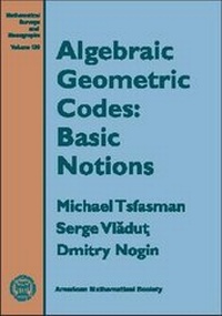 Abbildung von: Algebraic Geometric Codes: Basic Notions - American Mathematical Society