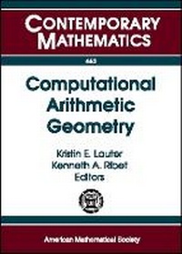 Enlarge image Cover: Computational Arithmetic Geometry - American Mathematical Society