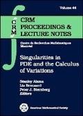 Cover: Singularities in PDE and the Calculus of Variations - American Mathematical Society