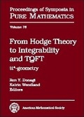 Cover: From Hodge Theory to Integrability and TQFT - American Mathematical Society