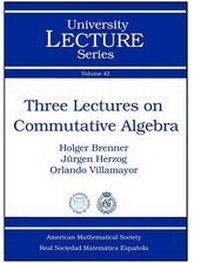 Abbildung von: Three Lectures on Commutative Algebra - American Mathematical Society
